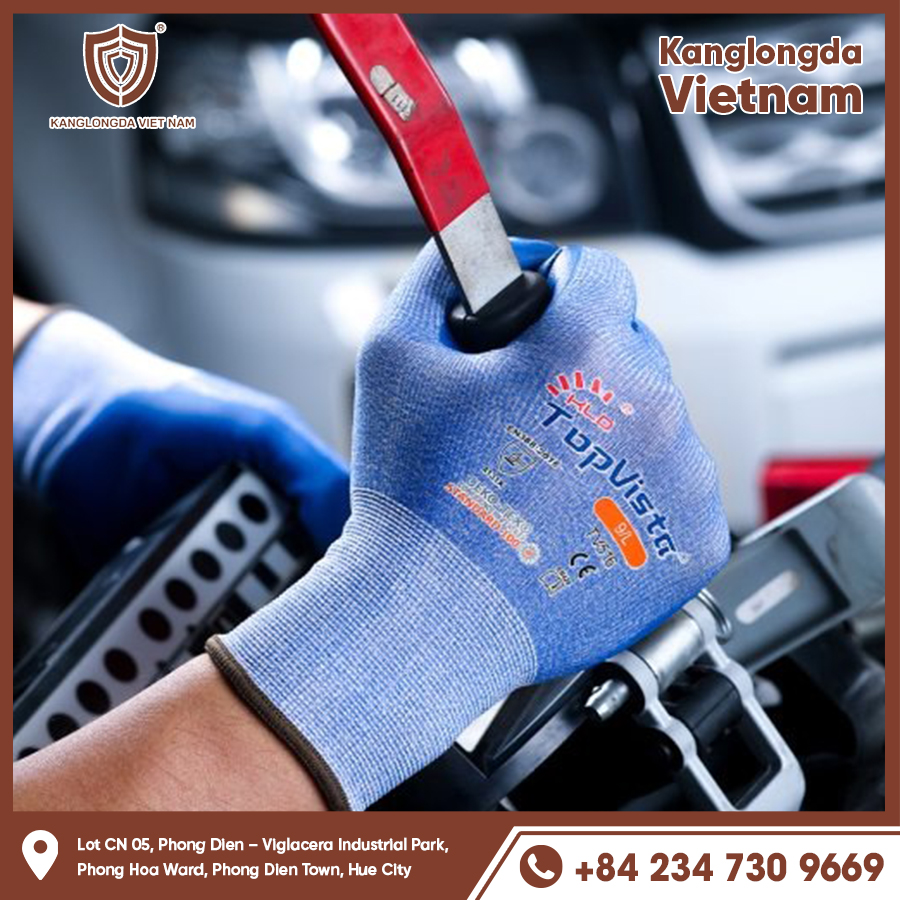 Flexible gloves, protect hands when repairing machines and comfortable.