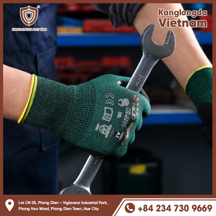 Gloves increase friction, hug hands firmly when holding wrench to work effectively.