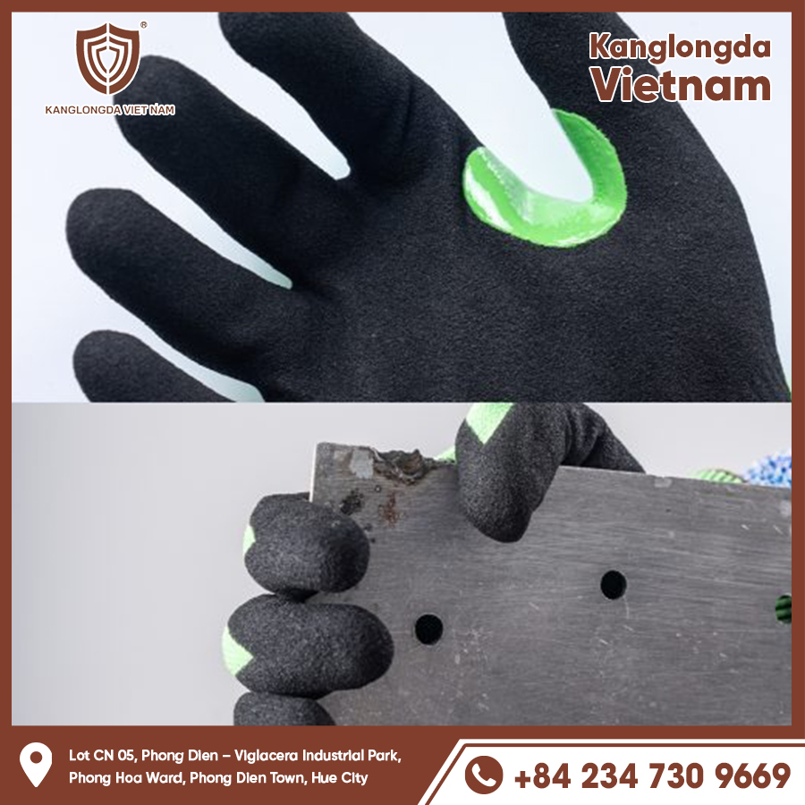 Gloves have anti-slip lining on the palm – increases grip when holding objects.