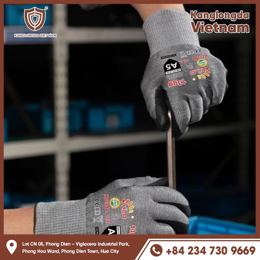 Non-slip gloves, hug the hand to support easy hexagon grip.