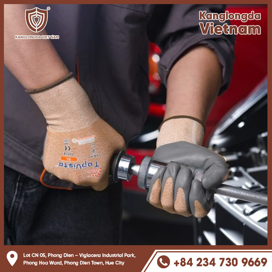 Heavy duty gloves, help hold heavy iron bars firmly and protect hands.