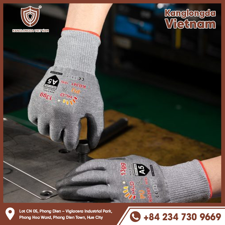 Non-slip, snug-fitting gloves help hold small screws firmly.
