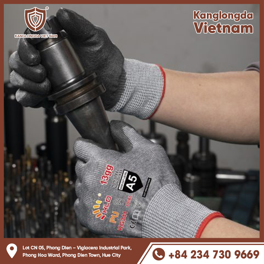 Gloves increase friction, help hold the iron shaft firmly when working.