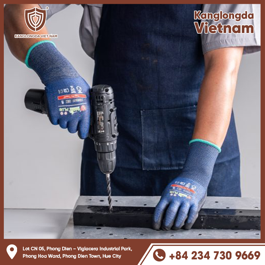 Gloves protect knuckles and prevent slipping when using screwdrivers.