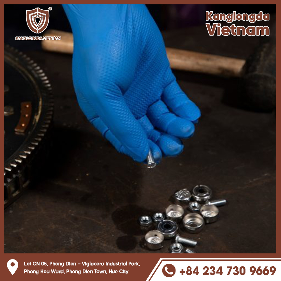 Lightweight gloves help grip screws firmly and keep hands clean.