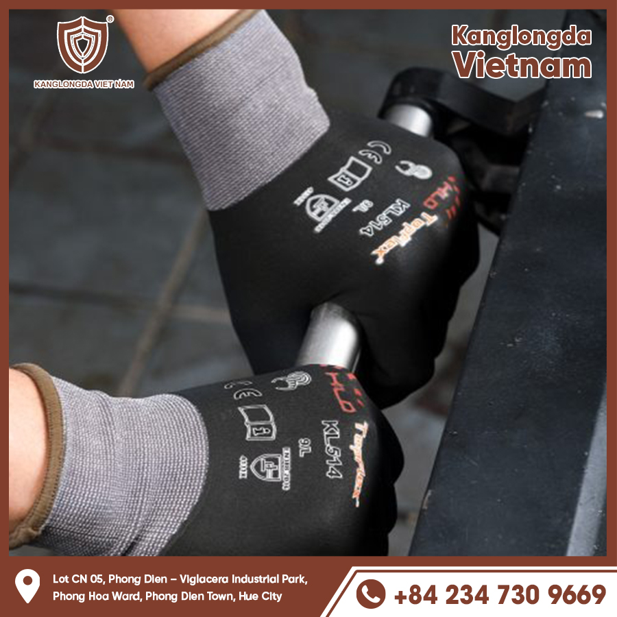 Thick padded gloves increase grip and protect hands when holding objects.