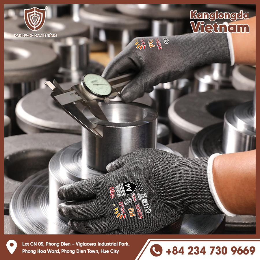 Thin gloves, good touch, help hold measuring device accurately.